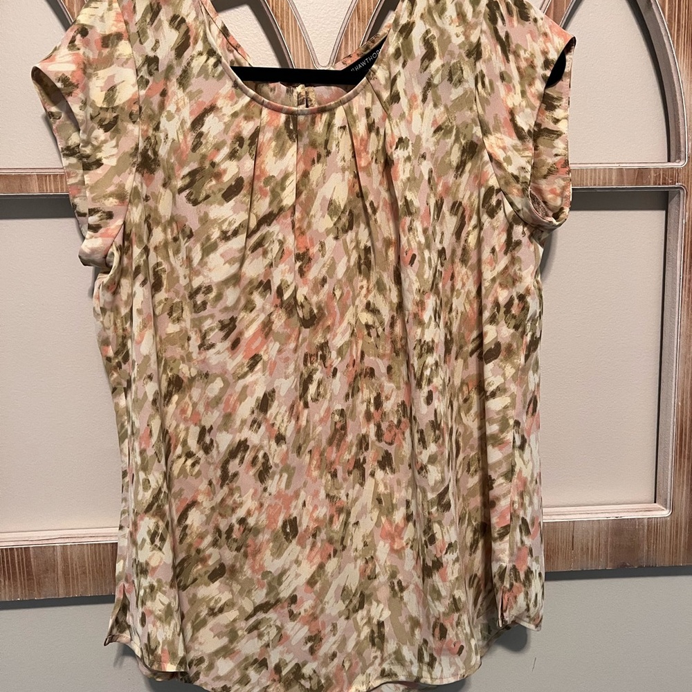 Hawthorne Women's Multicolor Abstract Top